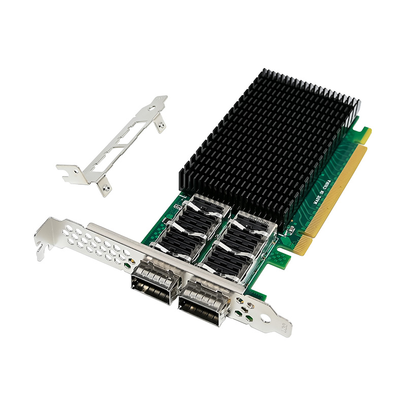 Tarjeta controladora PCIe4.0 X - 100Gbe Qsfp28 Network Card reseña y precio